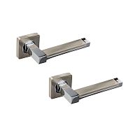 Ручки на розетте GAVROCHE Platinum Pt-Z3 SN/CP никель/хром