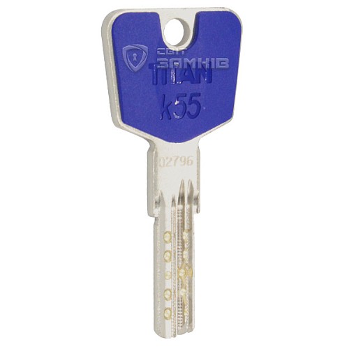 Цилиндр TITAN K55 90 (35*55) никель сатин - Фото №3