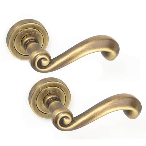 Ручки на розеті TUPAI Carla 738 (800-787) бронза матова - Фото №1