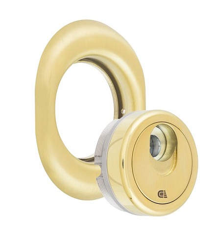 Протектор магнитный DISEC 3G2FM 25мм латунь матовая - Фото №3