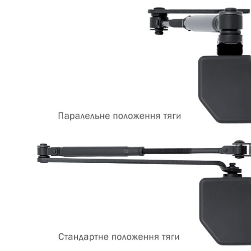 Доводчик RYOBI D-2055V BC UNIV до 100кг FIRE Черный - Фото №5