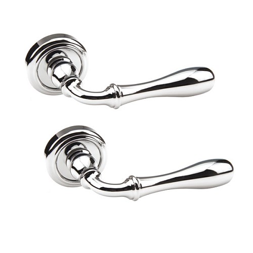 Ручки на розетте FADEX Beta 294V C01 хром полированный  - Фото №1