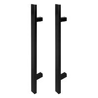 Ручки скобы ABARO Sydney 90° L: 600 X: 400 W: 40*20mm BM черный мат. (комплект)