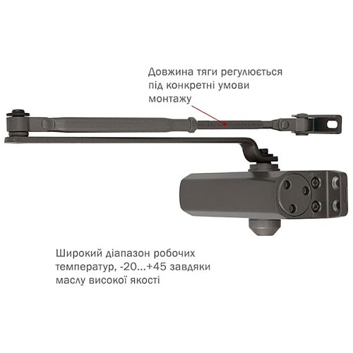 Дотягувач RYOBI 9903 STD до 60кг Бронза Металік - Фото №3