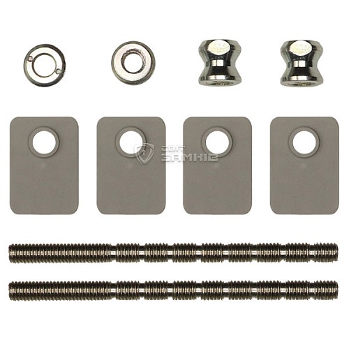 Ручки скобы MEDOS PR Lisbon 1000/1500.45 (комплект) труба 40*20 черные - Фото №5