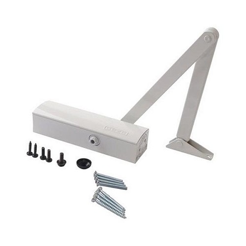 Доводчик GEZE TS 1500 STD до 80кг Серебряный - Фото №5