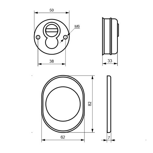 Протектор AZZI FAUSTO F23 33 мм чорний  - Фото №5