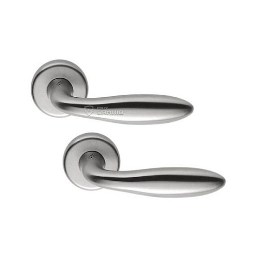 Ручки на розетте COLOMBO Mach CD81 (CD69BZGG-CD63GB) матовый хром - Фото №1