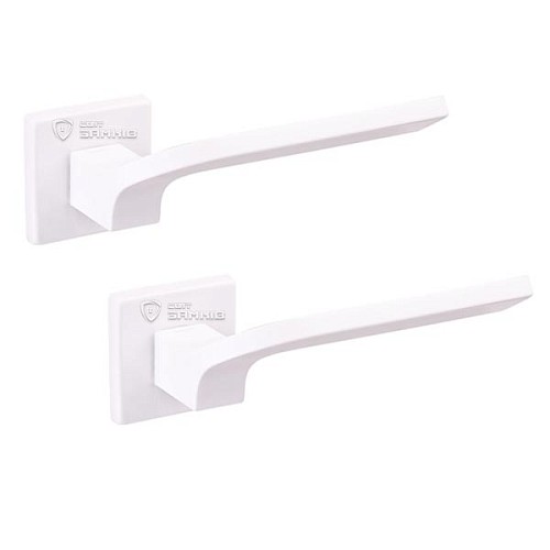 Ручки на розетте DND by MARTINELLI Joy 02 ZBN белый - Фото №1