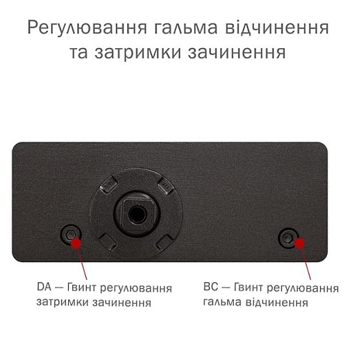 Дотягувач RYOBI DS-3550 BC/DA STD HO з фіксацією до 100кг Коричневий - Фото №8
