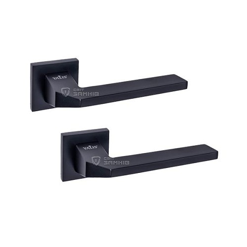 Ручки на розеті YALIS 222 (BJ79-ES79) SB чорний - Фото №1