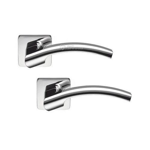 Ручки на розетте COLOMBO Olly S (PT19BZG-PT13) хром - Фото №1