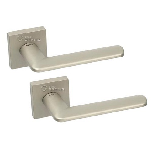 Ручки на розетте TUPAI Eliptica 3098 Q (801-1999) никель матовийй - Фото №1