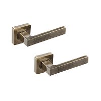 Ручки на розетте GAVROCHE Stannum AL-A1 AB бронза