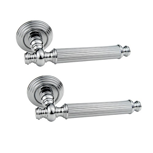 Ручки на розетте FADEX Regina 353P C01 хром полированный - Фото №1