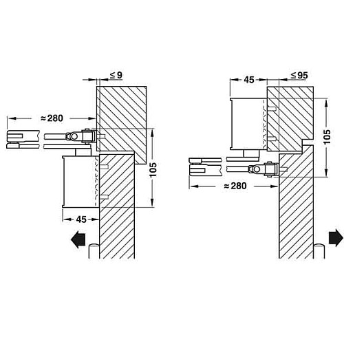 Дотягувач DORMA TS72 EN2-4 STD HO стандартна тяга з фіксацією до 80кг Білий - Фото №5