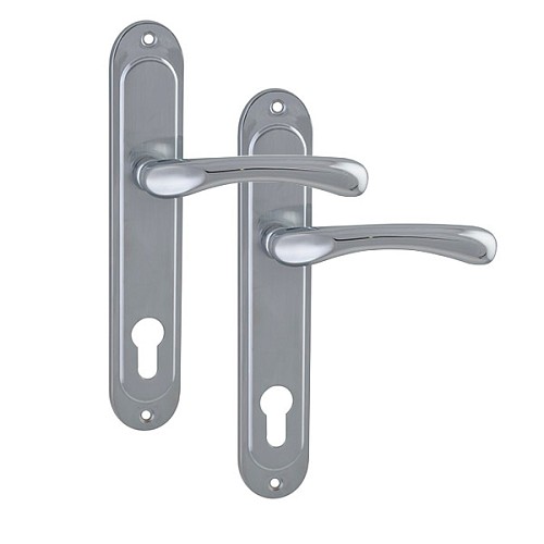 Ручки на планці SIBA Palermo 85 матовий хром/хром - Фото №1