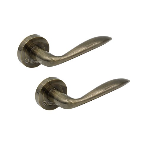 Ручки на розеті GAVROCHE Iridium Ir-Z2 AB бронза - Фото №1