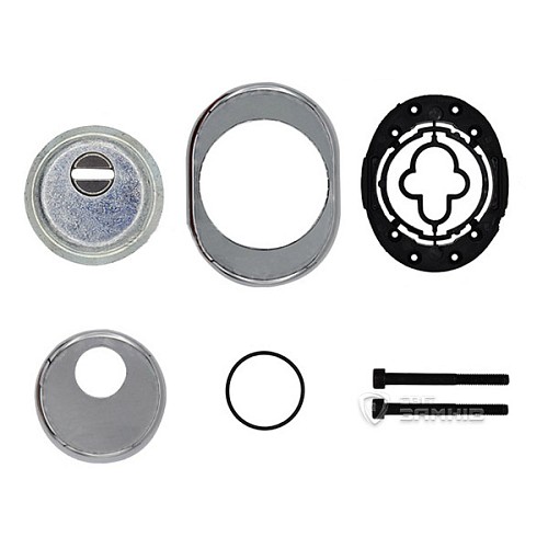 Протектор AZZI FAUSTO F23 ANT с юбкой 25 мм хром - Фото №4