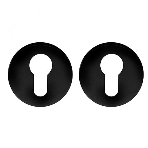 Накладки на серцевину COMIT Sky тонка розета матовий чорний