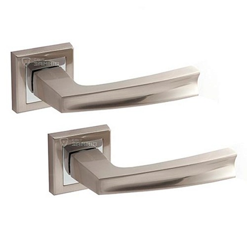 Ручки на розеті APECS Windrose "Mistral" H-18103-A NIS нікель матовий - Фото №1