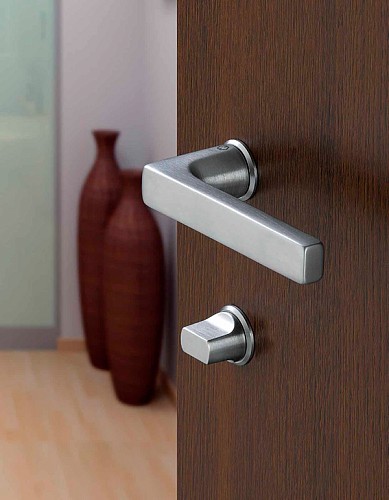 Ручки на розеті HOPPE Dallas латунь хромована матова - Фото №3