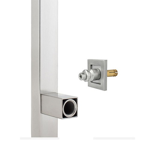 Ручка скоба ROSTEX Alfa 600/500 (половинка) нержавіюча сталь матова - Фото №4