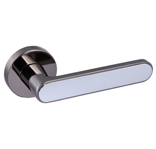 Ручки на розеті GAVROCHE Barium Ba-Z28 BN/CP чорний нікель/хром - Фото №4