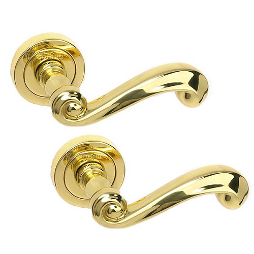 Ручки на розетте TUPAI Carla 738 (800-787) золото полированное - Фото №1