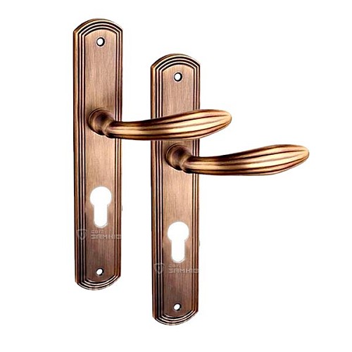 Ручки на планці TUPAI Sofia 1911-72 бронза матова - Фото №1