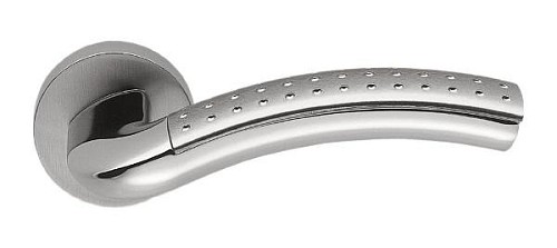 Ручки на розетте COLOMBO Milla LC41 (CD49BZGG-CD43G) хром / матовый хром - Фото №2