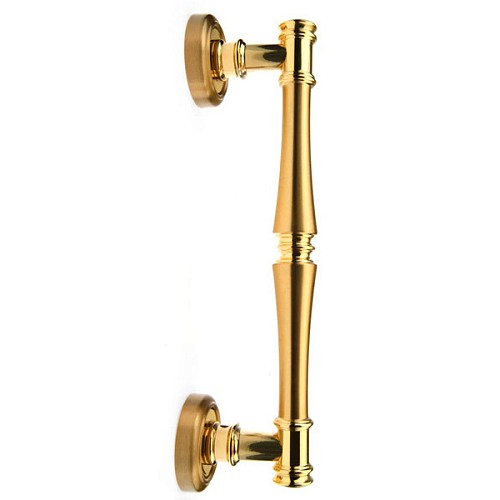 Ручка скоба FADEX Tako MG33 L03 (половинка) латунь полированная/латунь матовая