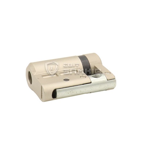 Циліндр половинка TOKOZ Pro400 43 (33H*10) (H - гартована сторона) нікель матовий - Фото №2