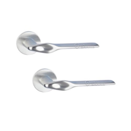 Ручки на розеті YALIS 268 (BJ74-ES74) MSC матовий хром - Фото №1