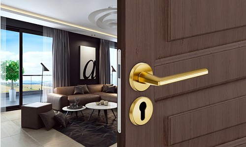 Накладки на серцевину DND by MARTINELLI Luce P ZOS матова латунь - Фото №2