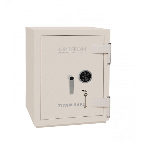 Сейф вогнезламостійкий GRIFFON CL II.60.K.Е CREAM - Фото №1