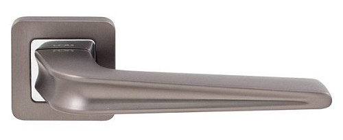 Ручки на розетте RDA Garda (WC40-RY40) хром/титан - Фото №2