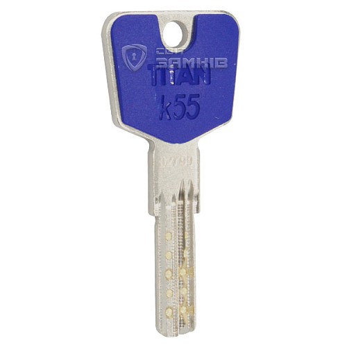 Цилиндр TITAN K55 100Т (70*30T) никель сатин - Фото №4