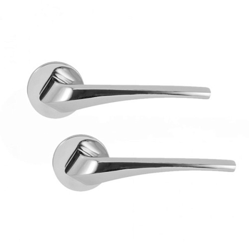 Ручки на розетте COMIT Sky хром - Фото №1