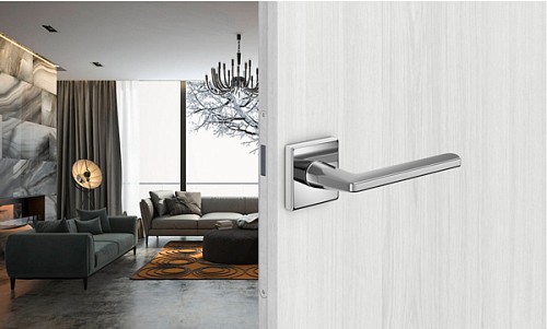 Ручки на розеті DND by MARTINELLI Luce P 02 ZC хром - Фото №3