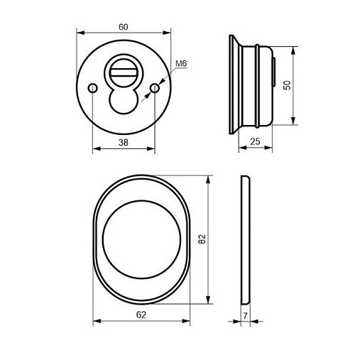 Протектор AZZI FAUSTO F23 ANT с юбкой 25 мм хром - Фото №5