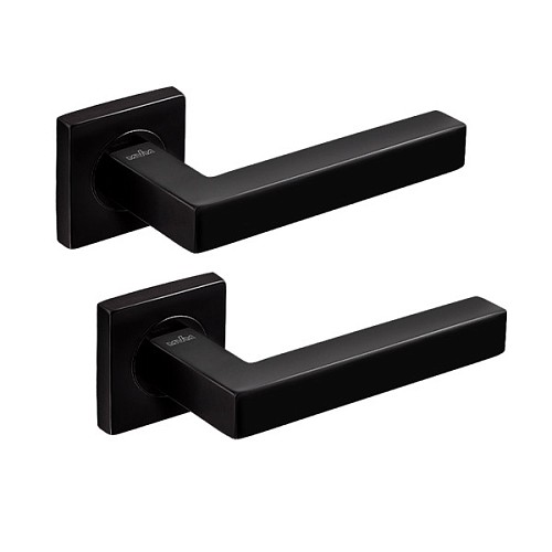 Ручки на розеті MVM S-1135 (T12-E12) BLACK чорний - Фото №1