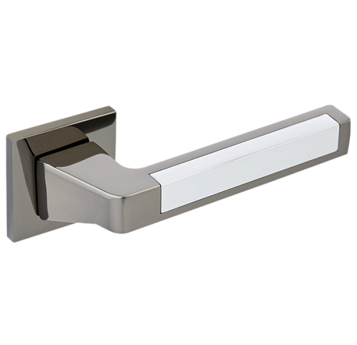 Ручки на розетте GAVROCHE Uranium U-Z25 BN/CP черный никель/хром - Фото №4