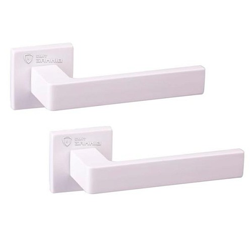 Ручки на розеті DND by MARTINELLI Quattro-Z 02 ZBN білий - Фото №1