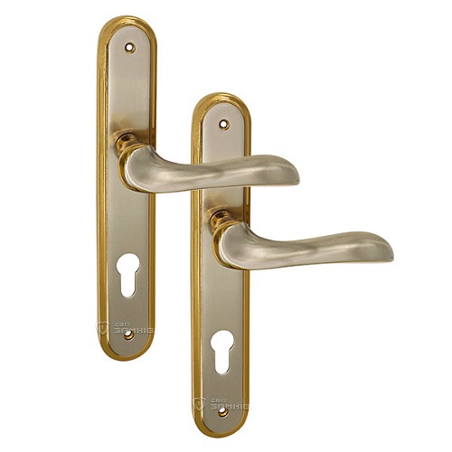 Ручки на планці OZCANLAR Selin Yale 85 сатин/золото - Фото №1