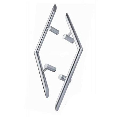 Ручки скобы MEDOS VT.300/90 угловые (комплект) нержавеющая сталь - Фото №1