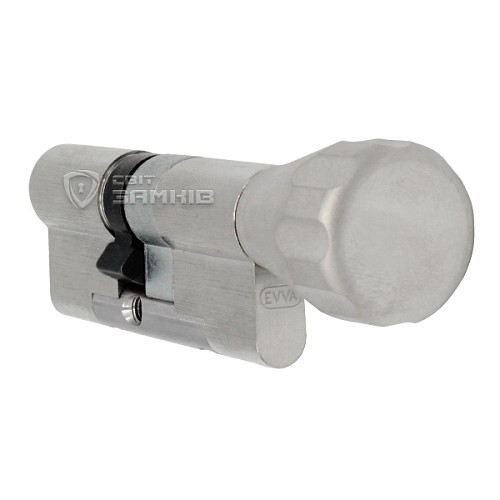 Цилиндр EVVA EPS 92T (56*36T) никель сатин - Фото №3