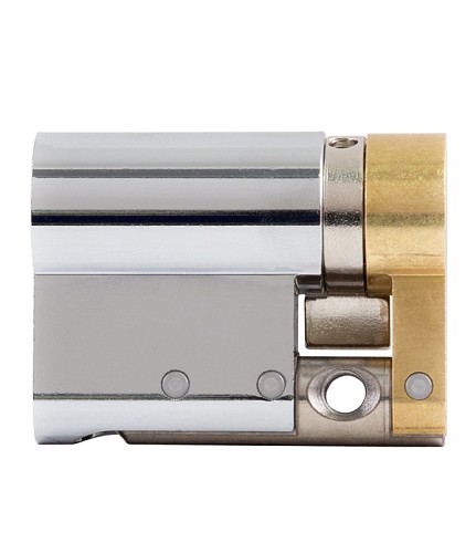 Цилиндр половинка ABLOY Protec2 56,5 (46*10,5) хром полированный 3 ключа - Фото №2