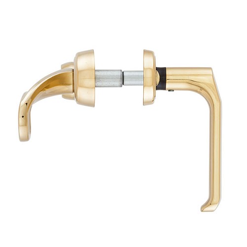 Ручки на планці з протектором ROSTEX Decor R 72мм (40-45мм) фіксована-нажимна титан PVD матовий - Фото №4