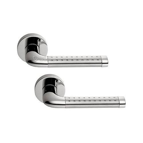 Ручки на розеті COLOMBO Tailla LC51 (CD49BZGG-CD43G) хром/матовий хром - Фото №1